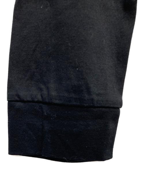 BLACK LABEL CRESTBRIDGE（ブラックレーベル クレストブリッジ）BLACK LABEL CRESTBRIDGE (ブラックレーベル クレストブリッジ) 長袖カットソー ブラック サイズ:Mの古着・服飾アイテム