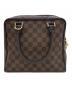 LOUIS VUITTON（ルイ ヴィトン）の古着「トリアナ ダミエ エベヌハンドバッグ」｜ブラウン