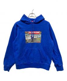 SUPREME×THRASHER（シュプリーム×スラッシャー）の古着「Hooded Sweatshirt」｜ブルー