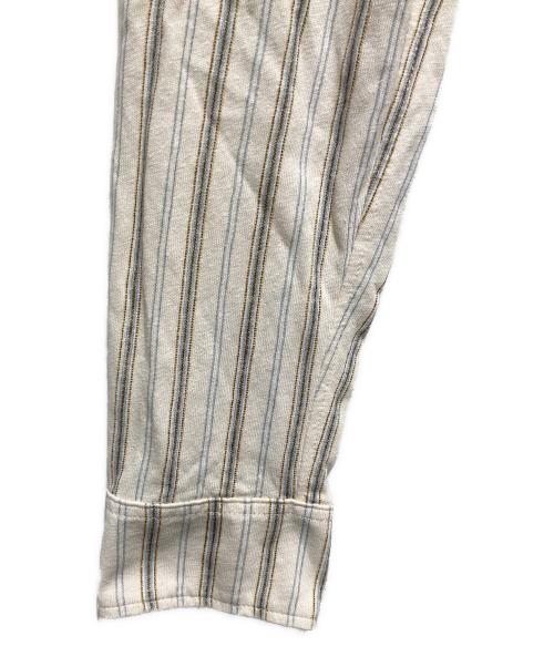 RRL（ダブルアールエル）RRL (ダブルアールエル) リネンコットンバンドカラーシャツ ベージュ サイズ:XSの古着・服飾アイテム