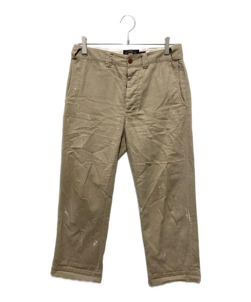 RRL（ダブルアールエル）RRL (ダブルアールエル) ダメージ加工チノパンツ ベージュ サイズ:27の古着・服飾アイテム