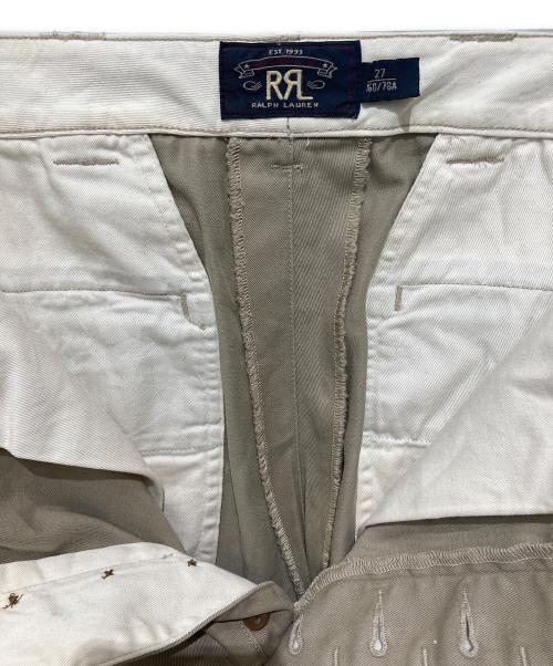 RRL（ダブルアールエル）RRL (ダブルアールエル) ダメージ加工チノパンツ ベージュ サイズ:27の古着・服飾アイテム