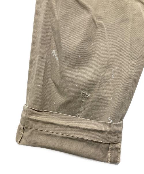 RRL（ダブルアールエル）RRL (ダブルアールエル) ダメージ加工チノパンツ ベージュ サイズ:27の古着・服飾アイテム