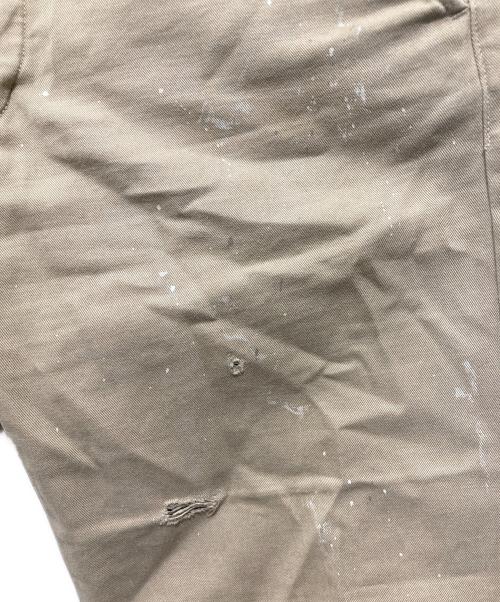 RRL（ダブルアールエル）RRL (ダブルアールエル) ダメージ加工チノパンツ ベージュ サイズ:27の古着・服飾アイテム