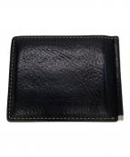 土屋鞄ツチヤカバン）の古着「マネークリップ付きカードケース」｜ブラック