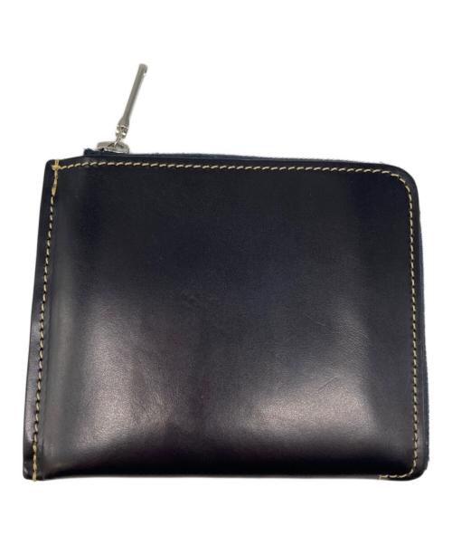 Whitehouse Cox（ホワイトハウスコックス）Whitehouse Cox (ホワイトハウスコックス) L字ジップコンパクトウォレット ネイビー サイズ:OneSizeの古着・服飾アイテム