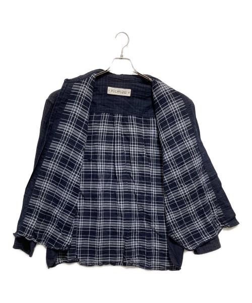 POLYPLOID（ポリプロイド）POLYPLOID (ポリプロイド) シャツジャケットB ネイビー サイズ:3の古着・服飾アイテム