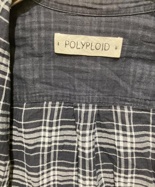 POLYPLOID（ポリプロイド）POLYPLOID (ポリプロイド) シャツジャケットB ネイビー サイズ:3の古着・服飾アイテム