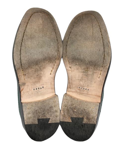 HENDER SCHEME（エンダースキーマ）HENDER SCHEME (エンダースキーマ) ウィングチップシューズ グリーン サイズ:5の古着・服飾アイテム