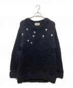 TNE TOEザ トゥー）の古着「ハートニット」｜ブラック