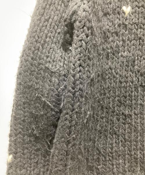 TNE TOE（ザ トゥー）TNE TOE (ザ トゥー) ハートニット ブラック サイズ:Mの古着・服飾アイテム