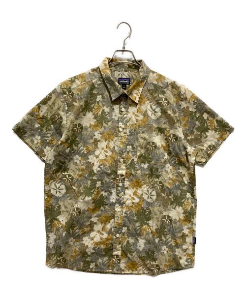 Patagonia（パタゴニア）Patagonia (パタゴニア) アロハ総柄シャツ カーキ サイズ:Lの古着・服飾アイテム