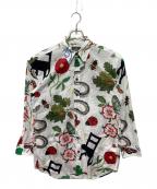 Vivienne Westwoodヴィヴィアンウエストウッド）の古着「MYSTICAL PRINT 総柄シャツ」｜ホワイト