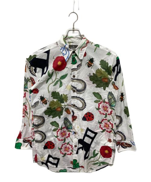 Vivienne Westwood（ヴィヴィアンウエストウッド）Vivienne Westwood (ヴィヴィアンウエストウッド) MYSTICAL PRINT 総柄シャツ ホワイト サイズ:FREEの古着・服飾アイテム