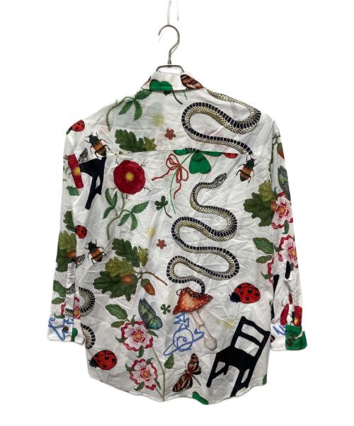 Vivienne Westwood（ヴィヴィアンウエストウッド）Vivienne Westwood (ヴィヴィアンウエストウッド) MYSTICAL PRINT 総柄シャツ ホワイト サイズ:FREEの古着・服飾アイテム