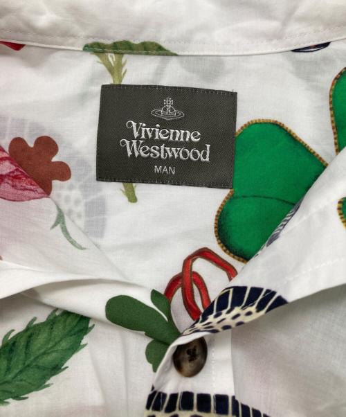 Vivienne Westwood（ヴィヴィアンウエストウッド）Vivienne Westwood (ヴィヴィアンウエストウッド) MYSTICAL PRINT 総柄シャツ ホワイト サイズ:FREEの古着・服飾アイテム