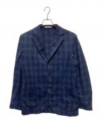 BOGLIOLIボリオリ）の古着「ウールホップサックソリッド3Bジャケット」｜ネイビー