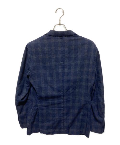 BOGLIOLI（ボリオリ）BOGLIOLI (ボリオリ) ウールホップサックソリッド3Bジャケット ネイビー サイズ:46の古着・服飾アイテム