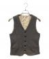 ORGUEIL（オルゲイユ）の古着「クラシックヘリンボーン ジレ ベスト / Classic Herringbone Gilet」｜グレー