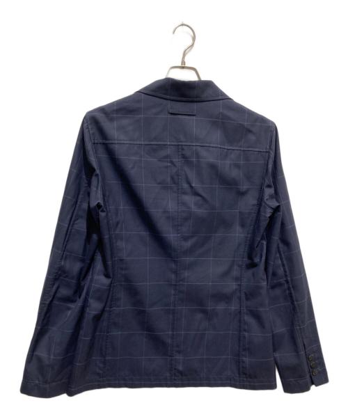 T-JACKET By TONELLO（ティージャケット バイ トネッロ）T-JACKET By TONELLO (ティージャケット バイ トネッロ) チェックジャケット ネイビー サイズ:Ｓの古着・服飾アイテム