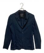 T-JACKET By TONELLOティージャケット バイ トネッロ）の古着「ストライプアンコンジャケット」｜ネイビー