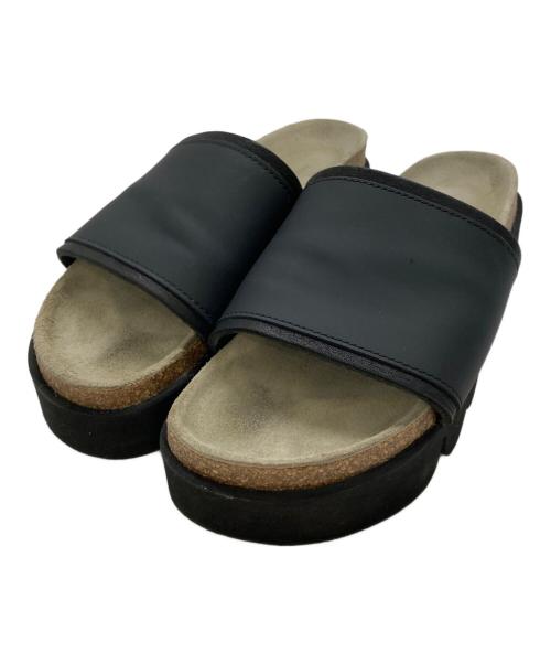 HENDER SCHEME（エンダースキーマ）Hender Scheme (エンダースキーマ) キャタピラーレザーサンダル ブラック サイズ:不明の古着・服飾アイテム