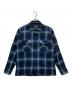 PENDLETON（ペンドルトン）の古着「オープンカラー チェックシャツ」｜ネイビー