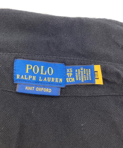 POLO RALPH LAUREN（ポロ・ラルフローレン）POLO RALPH LAUREN (ポロ・ラルフローレン) ポニー刺繍ポロシャツワンピース ブラック サイズ:XSの古着・服飾アイテム