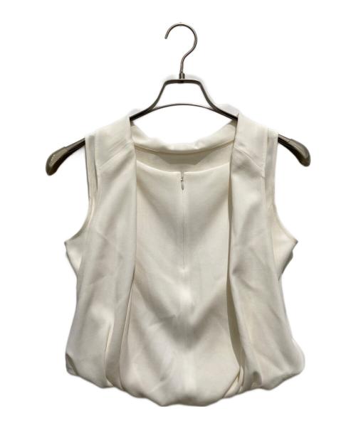 Noble（ノーブル）Noble (ノーブル) ノースリーブブラウス アイボリー サイズ:FREE 未使用品の古着・服飾アイテム