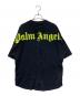 Palm Angels (パーム エンジェルス) 襟ロゴプリントTシャツ ブラック サイズ:XL：10000円