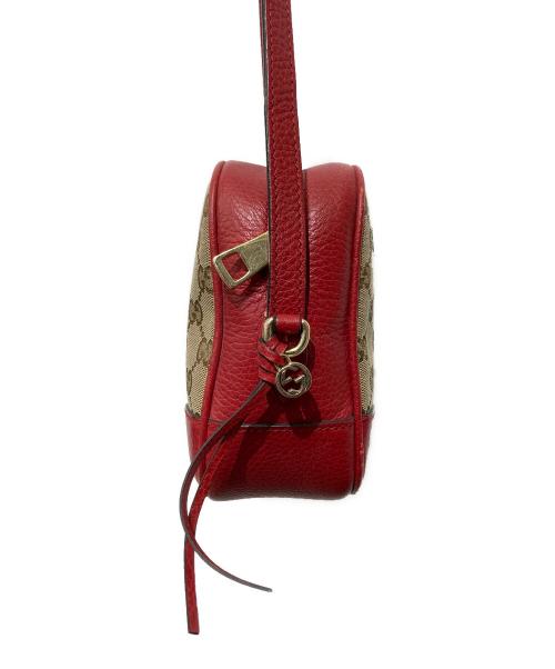 GUCCI（グッチ）GUCCI (グッチ) GGキャンバスショルダーバッグ ブラウン サイズ:OneSizeの古着・服飾アイテム