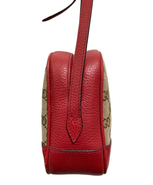 GUCCI（グッチ）GUCCI (グッチ) GGキャンバスショルダーバッグ ブラウン サイズ:OneSizeの古着・服飾アイテム