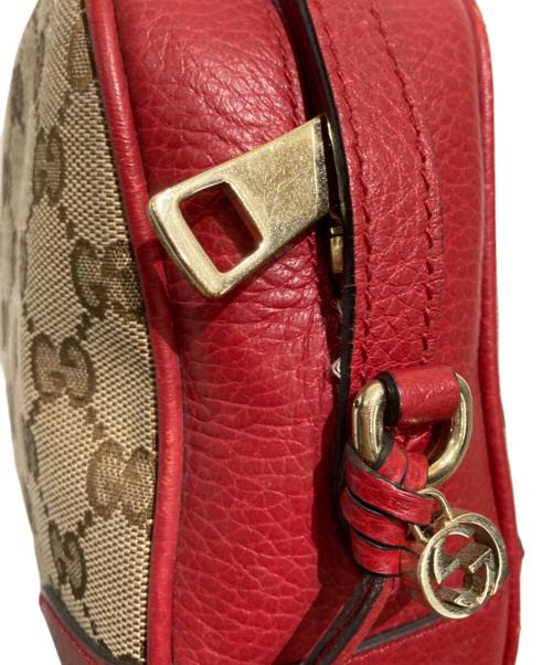 GUCCI（グッチ）GUCCI (グッチ) GGキャンバスショルダーバッグ ブラウン サイズ:OneSizeの古着・服飾アイテム