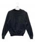 VERSACE (ヴェルサーチ) ロゴプリントスウェット ブラック サイズ:XS：13000円