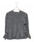 UNITED ARROWS TOKYO（ユナイテッドアローズトウキョウ）の古着「ティアード ギャザー ロングスリーブ ブラウス」｜グレー
