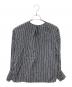 UNITED ARROWS TOKYO (ユナイテッドアローズトウキョウ) ティアード ギャザー ロングスリーブ ブラウス グレー サイズ:不明：7000円