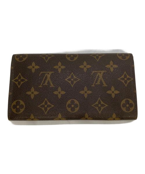 LOUIS VUITTON（ルイ ヴィトン）LOUIS VUITTON (ルイ ヴィトン) フラップ長財布 ブラウンの古着・服飾アイテム