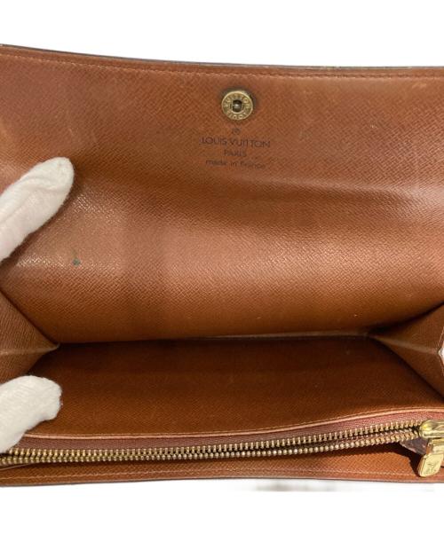 LOUIS VUITTON（ルイ ヴィトン）LOUIS VUITTON (ルイ ヴィトン) フラップ長財布 ブラウンの古着・服飾アイテム