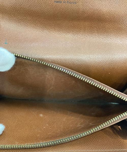 LOUIS VUITTON（ルイ ヴィトン）LOUIS VUITTON (ルイ ヴィトン) フラップ長財布 ブラウンの古着・服飾アイテム