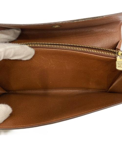 LOUIS VUITTON（ルイ ヴィトン）LOUIS VUITTON (ルイ ヴィトン) フラップ長財布 ブラウンの古着・服飾アイテム