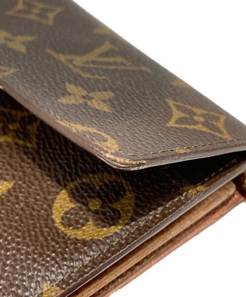 LOUIS VUITTON（ルイ ヴィトン）LOUIS VUITTON (ルイ ヴィトン) フラップ長財布 ブラウンの古着・服飾アイテム