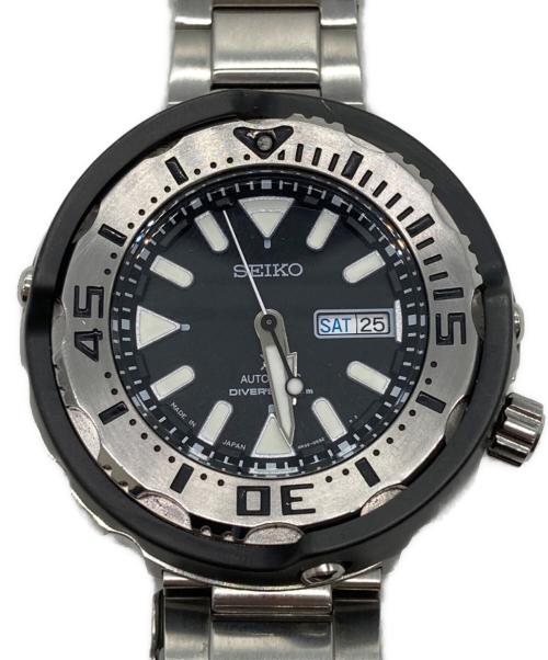 SEIKO（セイコー）SEIKO (セイコー) PROSPEX AIR DIVER’S / プロスペックスエアダイバーズ / 自動巻き腕時計 ブラック×シルバー サイズ:19㎝の古着・服飾アイテム
