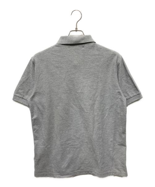 PLAY COMME des GARCONS（プレイコムデギャルソン）PLAY COMME des GARCONS (プレイコムデギャルソン) ハートワッペン半袖ポロシャツ グレー サイズ:Mの古着・服飾アイテム
