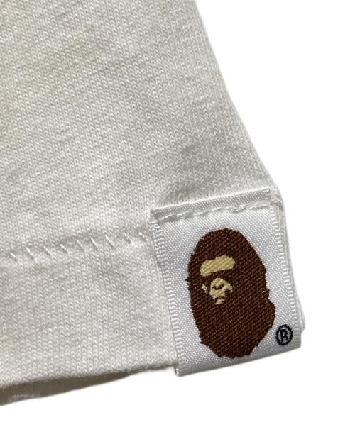 BAPE BY A BATHING APE（ベイプバイアベイシングエイプ）BAPE BY A BATHING APE (ベイプバイアベイシングエイプ) エイププリントTシャツ ホワイト サイズ:XLの古着・服飾アイテム