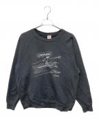 STANDARD CALIFORNIA×PEANUTSスタンダードカリフォルニア×ピーナッツ）の古着「Cowabunga Crew Sweat」｜グレー
