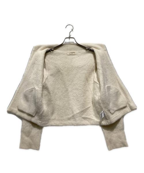 DES PRES（デ プレ）DES PRES (デ プレ) フォックスカシミヤ ジップアップブルゾン ベージュ サイズ:OneSizeの古着・服飾アイテム