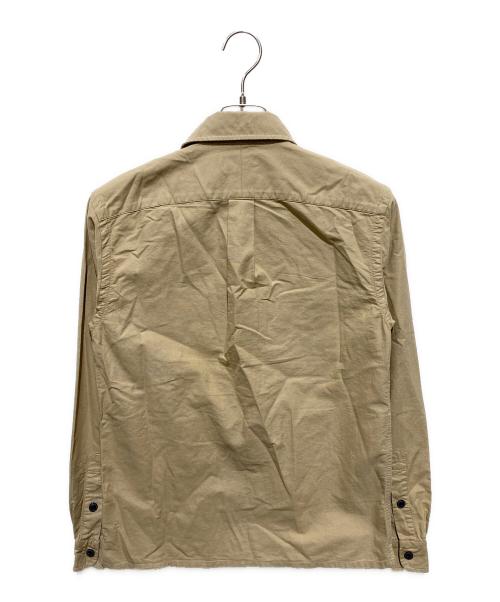 POLO RALPH LAUREN（ポロ・ラルフローレン）POLO RALPH LAUREN (ポロ・ラルフローレン) 裾ポニージップWポケットシャツ ベージュ サイズ:XSの古着・服飾アイテム