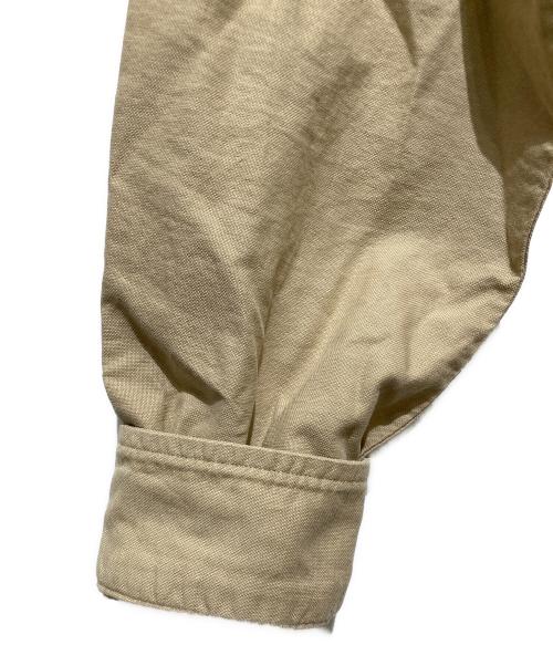 POLO RALPH LAUREN（ポロ・ラルフローレン）POLO RALPH LAUREN (ポロ・ラルフローレン) 裾ポニージップWポケットシャツ ベージュ サイズ:XSの古着・服飾アイテム