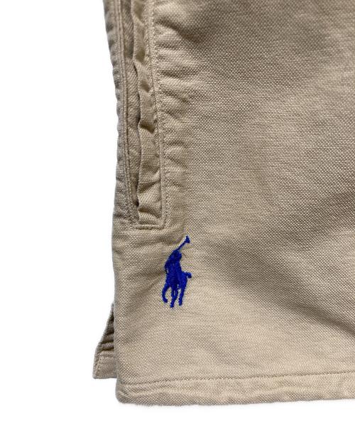POLO RALPH LAUREN（ポロ・ラルフローレン）POLO RALPH LAUREN (ポロ・ラルフローレン) 裾ポニージップWポケットシャツ ベージュ サイズ:XSの古着・服飾アイテム