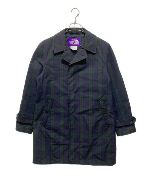 THE NORTHFACE PURPLELABEL（ザ・ノースフェイス パープルレーベル）THE NORTHFACE PURPLELABEL (ザ・ノースフェイス パープルレーベル) ステンカラーコート グリーン サイズ:Mの古着・服飾アイテム